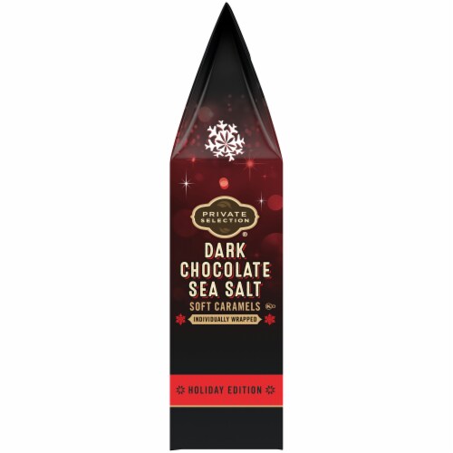 Private Selection® Dark Chocolate Sea Salt Caramels Holiday Candy Pack Perspective: right