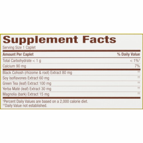 Kroger® Maximum Strength Menopause Supplement Caplets Perspective: right