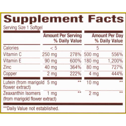Kroger® VisionShield Advanced Eye Health Softgels Perspective: right