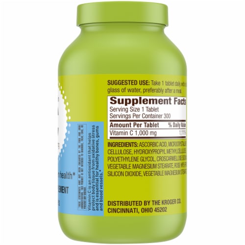 Kroger® Vitamin C Tablets 1000mg Perspective: right