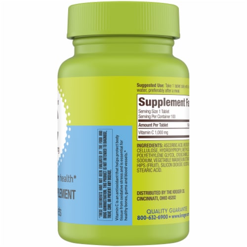 Kroger® Vitamin C Tablets 1000mg Perspective: right