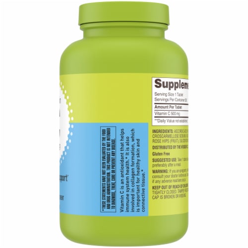 Kroger® Vitamin C Dietary Supplement Tablets 500mg Perspective: right