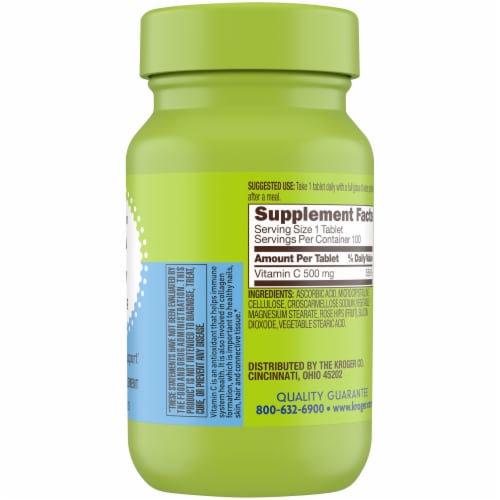 Kroger® Vitamin C Tablets 500mg Perspective: right