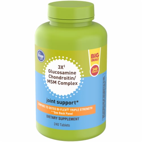 Kroger® 3X Glucosamine Chondroitin BIG Deal! Perspective: right