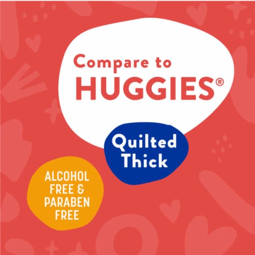 Comforts™ Fragrance Free Baby Wipes Perspective: right