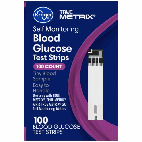 Kroger® True Metrix® Self Monitoring Blood Glucose Test Strips Perspective: right