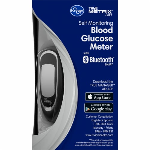 Kroger® True Metrix® Air Self Monitoring Blood Glucose Meter Perspective: right