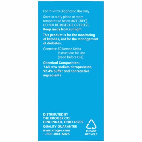 Kroger® Ketone Test Strips Perspective: right