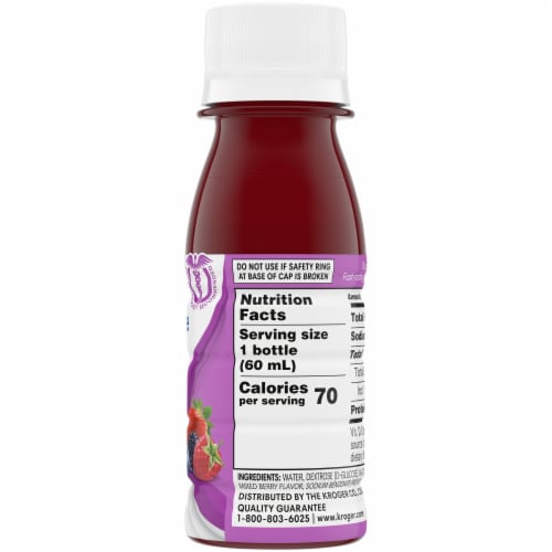 Kroger® Mixed Berry Flavored Glucose Shot Perspective: right