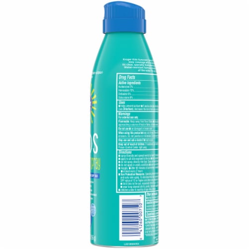 Kroger® Broad Spectrum Kids Sunscreen Spray SPF 50 Perspective: right