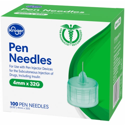 Kroger® 4mm x 32G Pen Needles Perspective: right