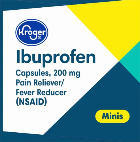 Kroger® Ibuprofen Mini Liquid Softgels 200mg Perspective: right