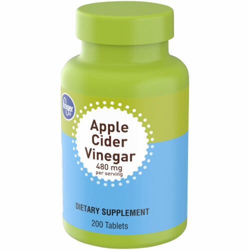 Kroger® Apple Cider Vinegar Tablets 480mg Perspective: right