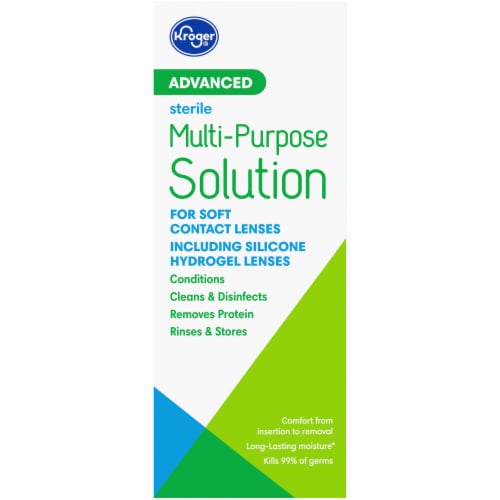 Kroger® Advanced Multi-Purpose Contact Solution Perspective: right