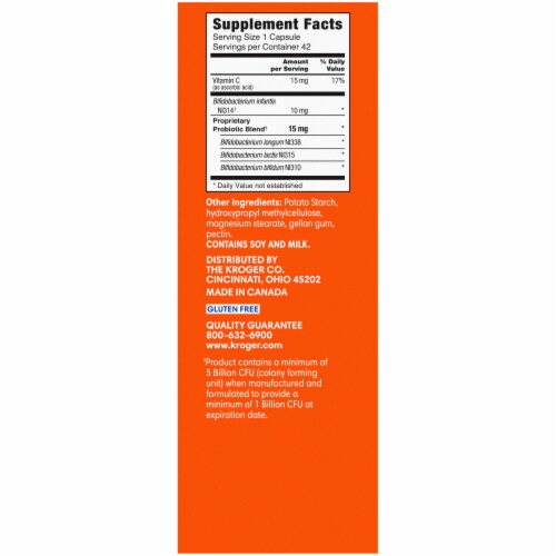 Kroger® 24/7 Digestive Support Probiotic Supplement Caplets Perspective: right