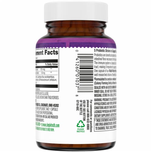 Simple Truth™ Probiotic Vegetarian Capsules 60 Count Perspective: right