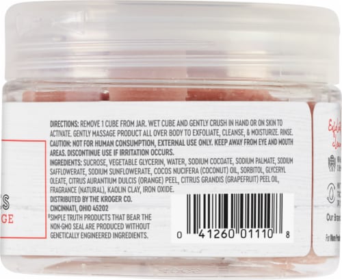 Simple Truth® Beauty Crate Grapefruit & Orange Exfoliating Sugar Cubes Perspective: right