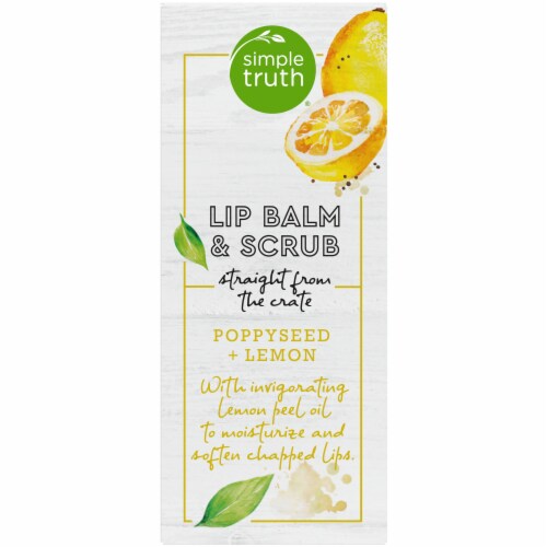 Simple Truth® Beauty Crate Poppyseed + Lemon Lip Balm & Scrub Perspective: right