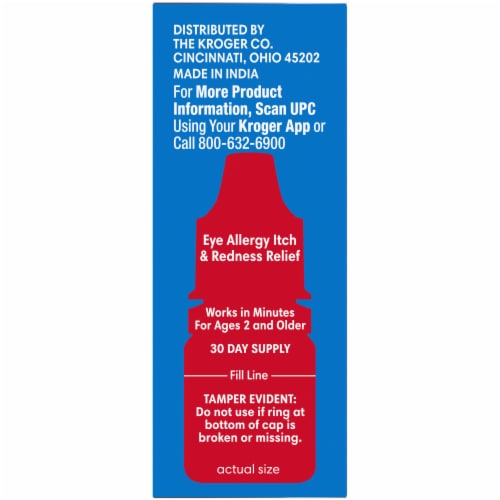 Kroger® Eye Allergy Itch and Redness Relief Drops Perspective: right