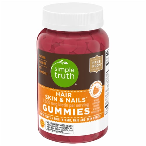 Simple Truth® Hair Skin & Nails Gummies Perspective: right