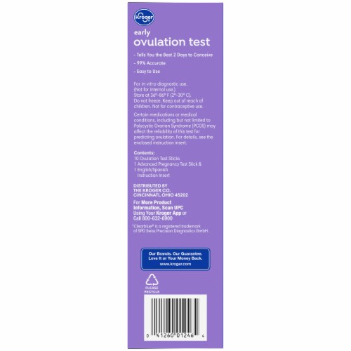 Kroger® Ovulation Kit & Advanced Pregnancy Test Perspective: right