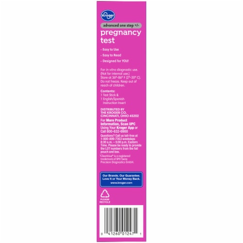 Kroger® Advanced Pregnancy Test Perspective: right