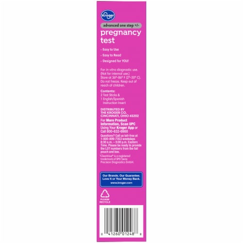 Kroger® Advanced Pregnancy Test Perspective: right