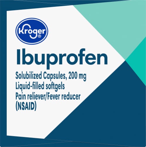 Kroger® Ibuprofen Liquid Softgel Capsules 200mg Perspective: right