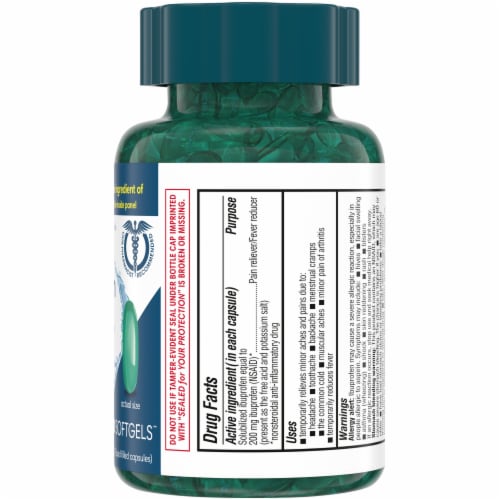 Kroger® Ibuprofen Softgel Capsules 200mg Perspective: right