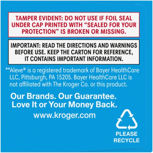 Kroger® Naproxen Sodium Tablets Perspective: right