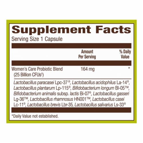 Kroger® Women's Care Probiotic Capsules Perspective: right
