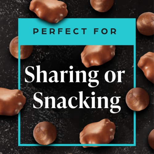 Private Selection® Macadamia and Milk Chocolate Salted Caramel Clusters Candy Bag Perspective: right