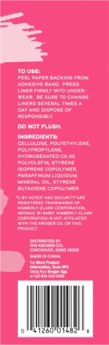 Kroger® Unscented Long Liners Perspective: right