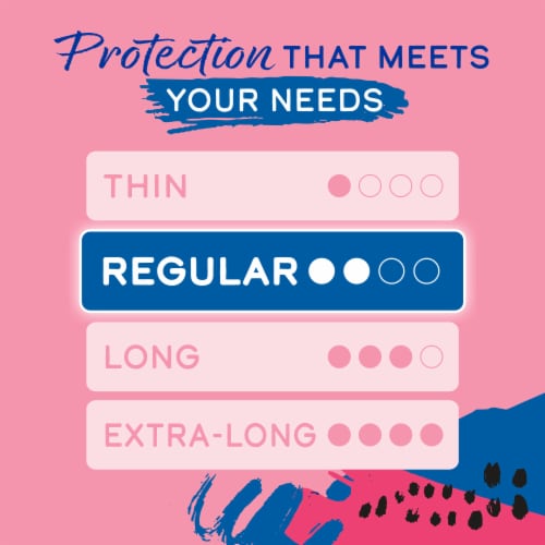 Kroger® Liners Regular Unscented Perspective: right