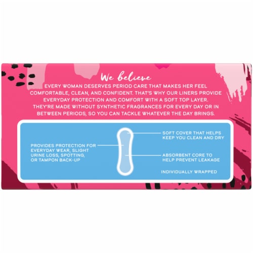 Kroger® Liners Thin Unscented Perspective: right