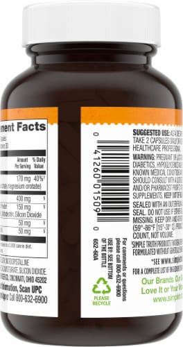 Simple Truth® Blood Pressure Support Capsules Perspective: right