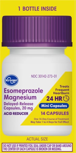 Kroger® Esomeprazole Magnesium Mini Capsules Perspective: right