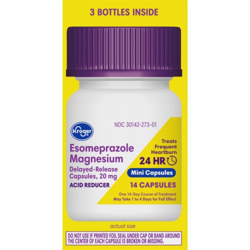 Kroger® Esomeprazole Magnesium Mini Capsules Perspective: right