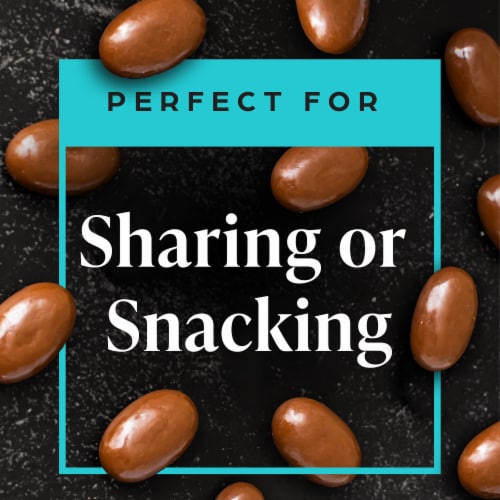 Private Selection® Caramel Sea Salt Milk Chocolate Covered Almonds Bag Perspective: right