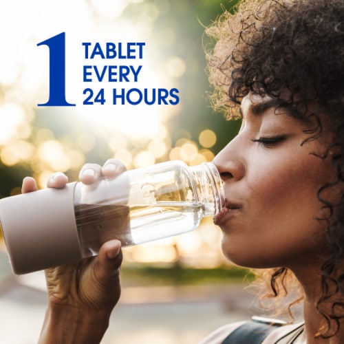 Kroger® Cetirizine HCl 24 Hour Indoor & Outdoor Allergy Relief Softgels 10mg Perspective: right