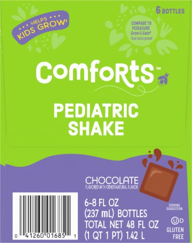Comforts™ Chocolate Pediatric Shake Multipack Perspective: right