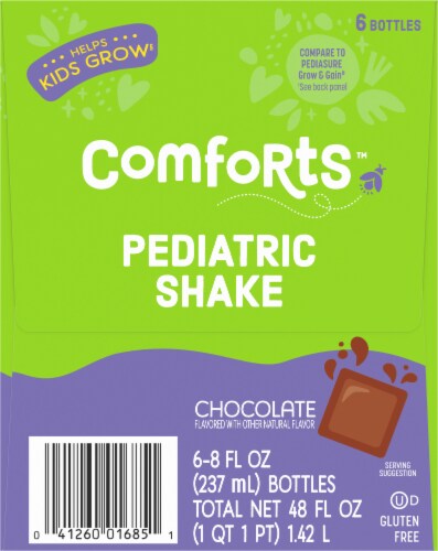 Comforts™ Chocolate Pediatric Shake Multipack Perspective: right