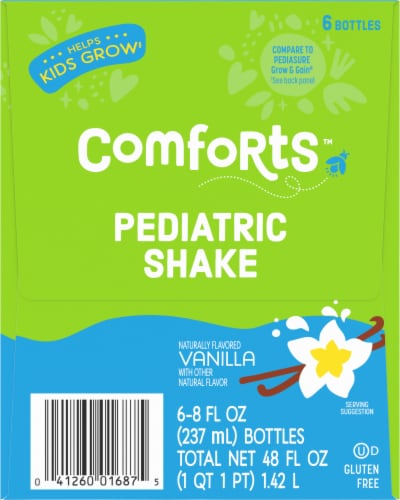 Comforts™ Vanilla Pediatric Shake Multipack Perspective: right