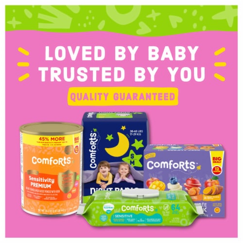 Comforts™ Day or Night Training Pants Girls 2T-3T (18-34 lbs) Perspective: right