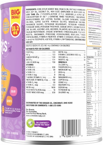 Comforts™ Gentle Premium Milk Based Infant Formula Perspective: right