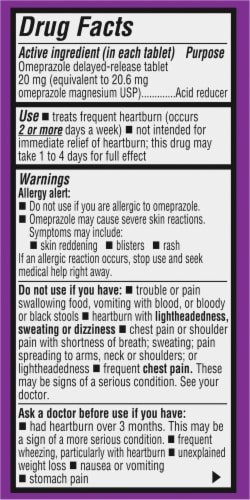 Kroger Omeprazole Magnesium Tablets Perspective: right