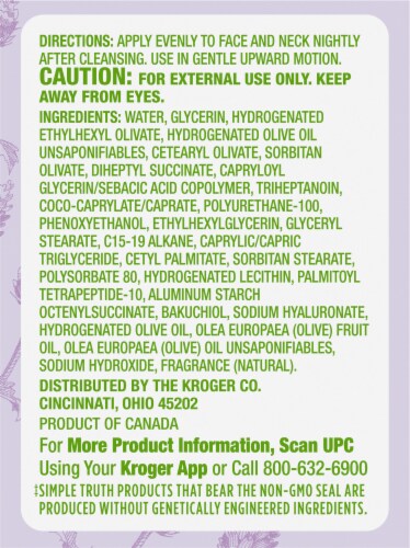 Simple Truth® Bakuchiol Night Cream Perspective: right