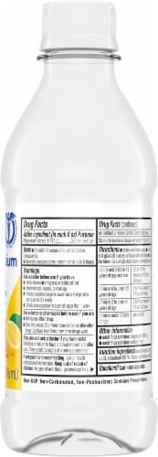 Kroger Lemon Magnesium Citrate Saline Laxative Perspective: right