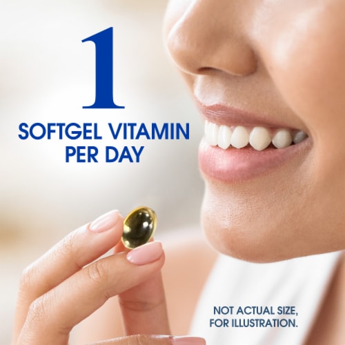 Kroger® Vitamin D Softgels Perspective: right