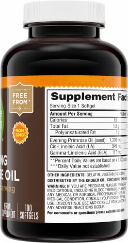 Simple Truth® Evening Primrose Oil Softgels Perspective: right